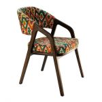 Дизайнерське стильне крісло Otis темний дуб / Akasya В077-7, преміум, ручна робота