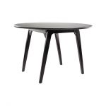 Дизайнерський стильний стіл Floki d-120 чорний, преміум, ручна робота