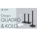 Опора для стола Quadro h-725 400х400/6 мм белая