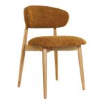 Дизайнерский стильный стул Panda натуральный ясень / Anthology 11 Amber, премиум, ручная работа