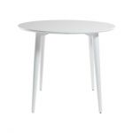 Дизайнерский стильный стол Dan d-120 белый, премиум, ручная работа.