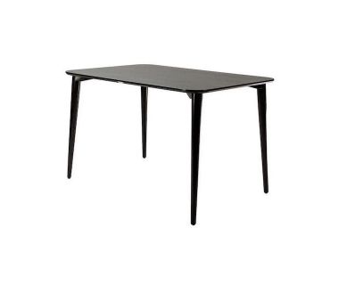 Дизайнерський стильний стіл Dan 120 х 80 чорний, преміум, ручна робота