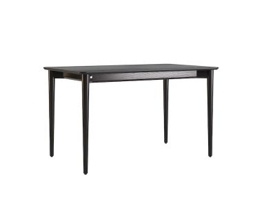 Стіл розкладний дизайнерський Silva (Сільва) з дерева 130+40 x 80 чорний