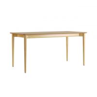 Стол раскладной дизайнерский Silva (Сильва) из дерева 160+40 x 80 натуральный дуб