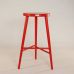 Дизайнерский стильный барный стул №3 красный Ral 3020, премиум, ручная работа