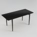 Стол раскладной дизайнерский Silva (Сильва) из дерева 130+40 x 80 черный