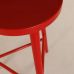 Дизайнерский стильный барный стул №3 красный Ral 3020, премиум, ручная работа