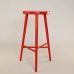 Дизайнерский стильный барный стул №3 красный Ral 3020, премиум, ручная работа