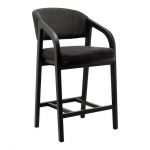 Дизайнерское стильное кресло барное Otis черное, премиум, ручная работа