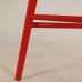 Дизайнерский стильный барный стул №3 красный Ral 3020, премиум, ручная работа