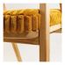 Дизайнерське стильне крісло Otis натуральний дуб / Blogger 10, преміум, ручна робота