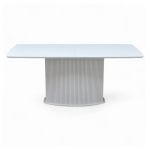 Стіл дизайнерський прямокутний розкладний Shark (Шарк) 160х80-90+40