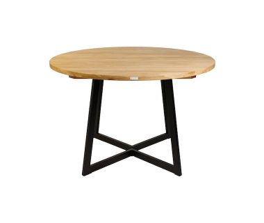 Стіл дерев'яний дизайнерський розкладний Nordic (Нордік) d-120 +50 натуральний дуб