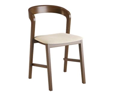 Стілець дерев'яний дизайнерський Floki (Флокі) New темний горіх