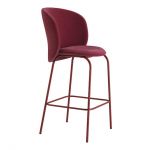 Стул дизайнерский полубарный Lilo (Лело) Exclusive (Лело Эксклюзив) Sangria