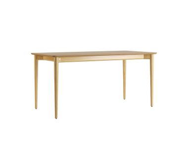 Стол раскладной дизайнерский Silva (Сильва) из дерева 160+40 x 80 натуральный дуб