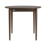 Стол раскладной Eclipse (Эклипс) d-93+40 темный орех