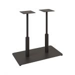 Опора для столу Ibiza Soft Double h-725  800х400 / 8 мм чорна