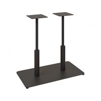 Опора для стола Ibiza Soft Double h-725 800х400/8 мм черная