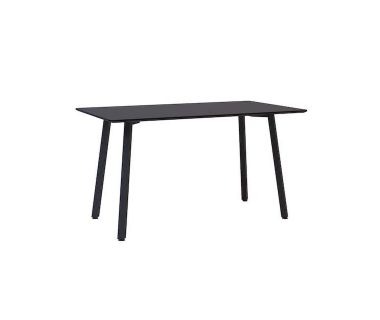 Дизайнерський стильний стіл Horik 120 х 80 чорні ноги / чорний дуб, преміум, ручна робота