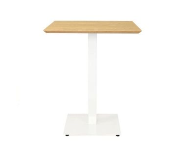 Дизайнерский стильный стол Tetra 50х50 белый, премиум, ручная работа