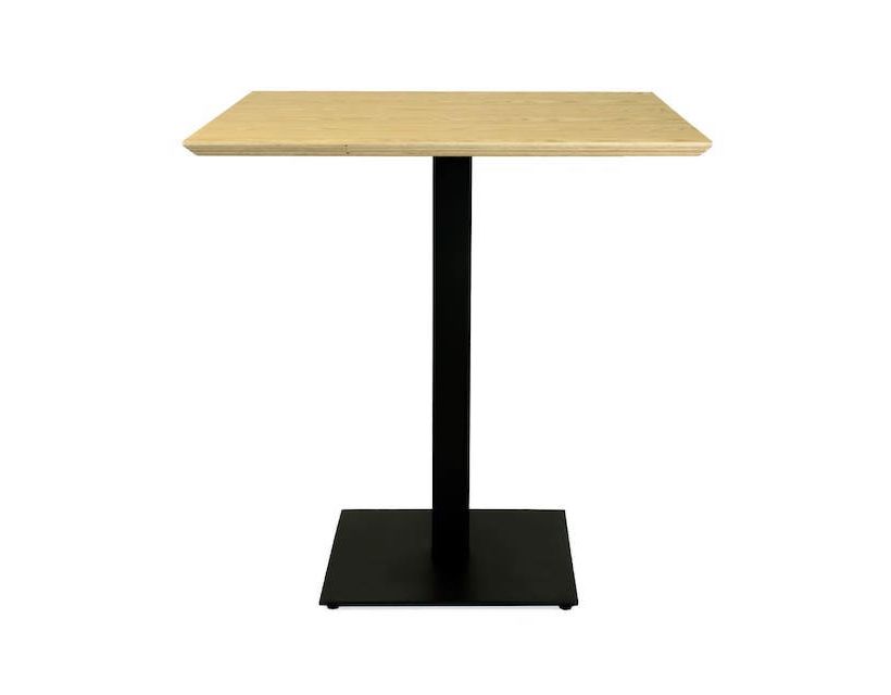 Дизайнерский стильный стол Tetra 70х70 черный, премиум, ручная работа