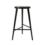 Дизайнерский стильный барный стул №3 черный, премиум, ручная работа