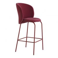 Стул дизайнерский полубарный Lilo (Лело) Exclusive (Лело Эксклюзив) Sangria