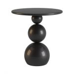 Столик кавовий дизайнерський Bolla (Бола) ексклюзив 2 чорний суперглянець МДФ