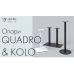 Опора для столу Kolo h-725 d-400 / 8 мм чорна