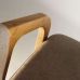 Дизайнерське стильне крісло напівбарне Otis натуральний дуб, преміум, ручна робота