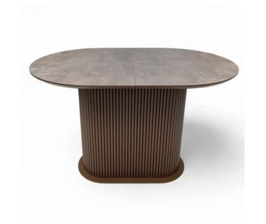 Стіл дизайнерський овальний розкладний B-WOOD (Б-Вуд) 140х80-90+40