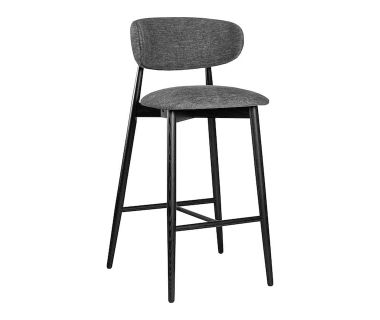 Стул деревянный дизайнерский барный Panda New (Панда Нью) черный / Superior 19