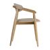 Стул деревянный дизайнерский Mamont (Мамонт) soft натуральный ясень / Austin 2 в интернет магазине мебели "Меблі Даром"