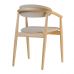 Стул деревянный дизайнерский Mamont (Мамонт) soft натуральный ясень / Austin 2 в интернет магазине мебели "Меблі Даром"