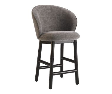 Стул деревянный дизайнерский полубарный Stitch (Стич) черный / Vouge 16 Стул деревянный дизайнерский полубарный Stitch (Стич) черный / Vouge 16