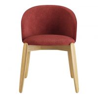 Стілець дерев'яний дизайнерський Rino (Ріно) натуральний дуб / Node 09