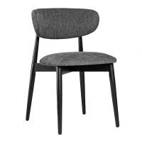 Стілець дерев'яний дизайнерський Panda New (Панда Нью) чорний / Superior 19