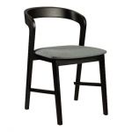 Дизайнерський стильний стілець Floki New чорний, преміум, ручна робота