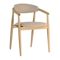 Стул деревянный дизайнерский Mamont (Мамонт) soft натуральный ясень / Austin 2