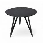 Стіл круглий дизайнерський Arrows (Еровс) з дерева d-80