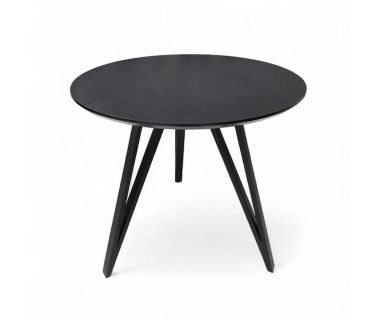 Стіл круглий дизайнерський Arrows (Еровс) з дерева d-80