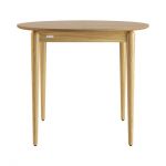 Стол раскладной Eclipse (Эклипс) d-93+40 натуральный дуб