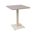 Дизайнерский стильный стол Tetra light soft 70х70 Cashmere металл/ДСП, премиум, ручная работа