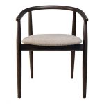 Дизайнерский стильный стул Mamont шоколад / Baloo 2075, премиум, ручная работа