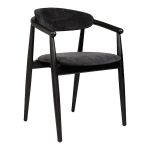 Дизайнерский стильный стул Mamont soft черный / Magenta 15, премиум, ручная работа