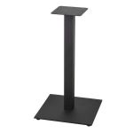 Опора для столу Quadro h-725 400х400 / 6 мм чорна