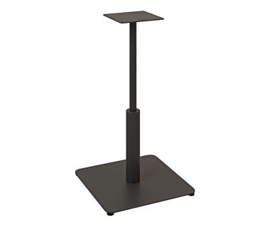 Опора для стола Ibiza Soft h-725 400х400/8 мм черная Опора для стола Ibiza Soft h-725 400х400/8 мм черная