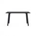 Дизайнерский стильный стол Horik 140 х 80 черные ноги/черный дуб, премиум, ручная работа