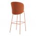 Стул дизайнерский барный Lilo (Лило) Exclusive Terracotta Velvet